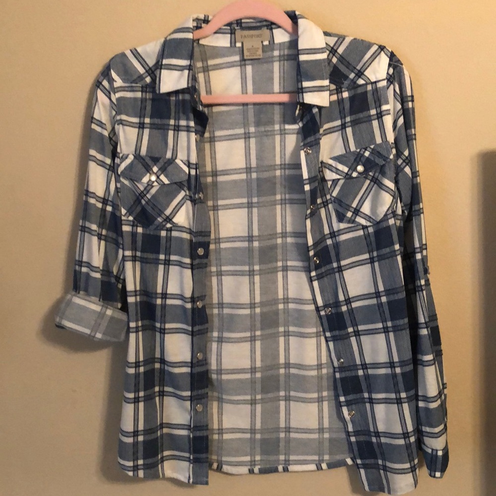 Plaid Flannel (adjustable sleeves)